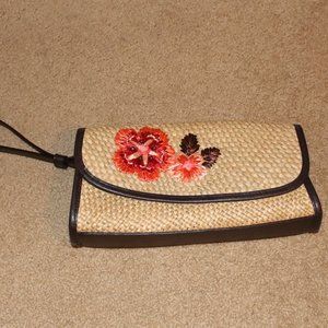 LOFT Wicker Clutch